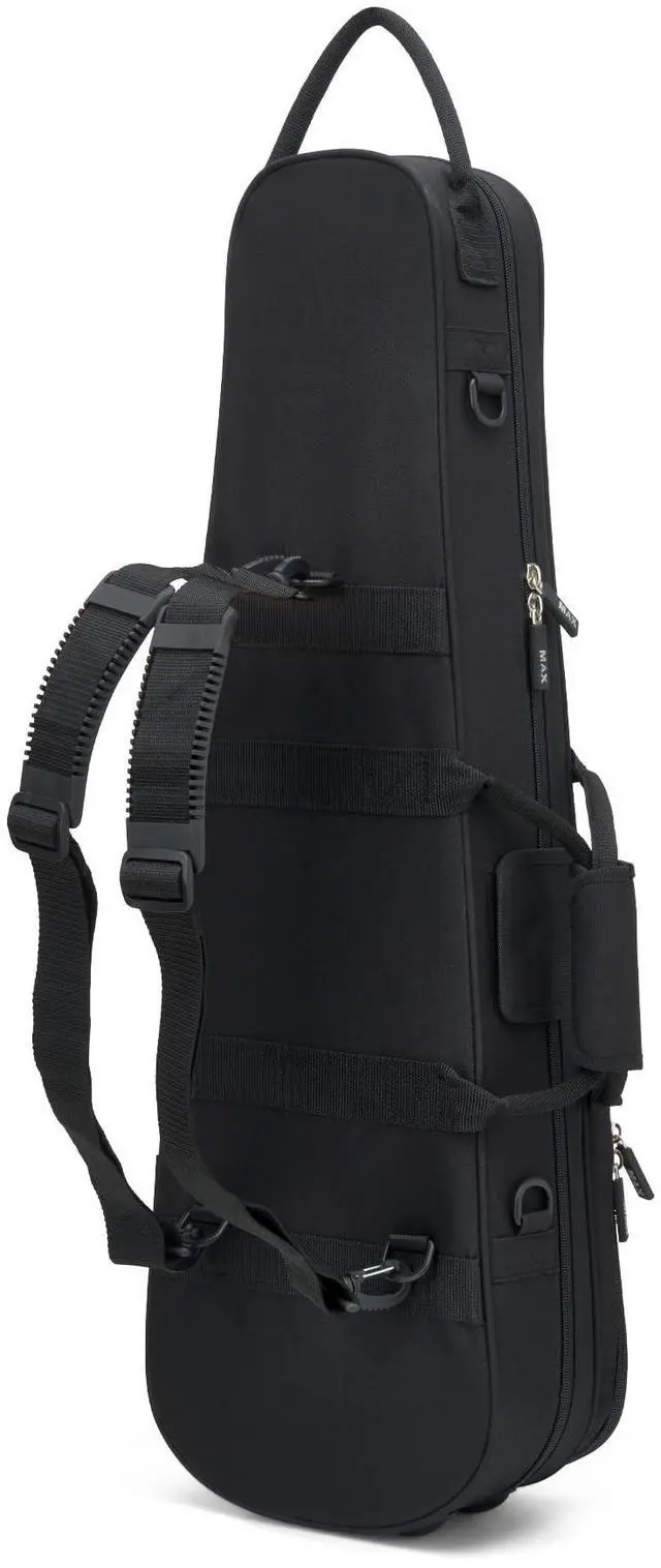 Alt view image 3 of 7 - MAX 4/4 Full Size Lightweight Violin Case, Black, Model MX044