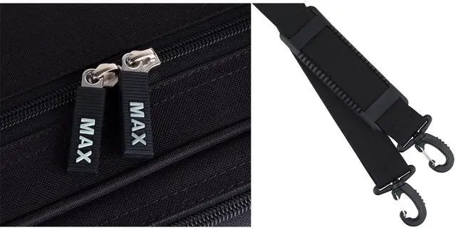 Alt view image 7 of 7 - MAX 4/4 Full Size Lightweight Violin Case, Black, Model MX044