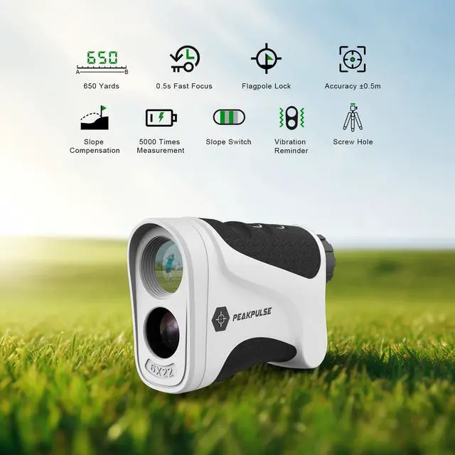 Alt view image 2 of 7 - Golf Rangefinder for Golf Range Finder Distance Finder with Slope Mode, Flag Pole Locking VibrationFast Focus System