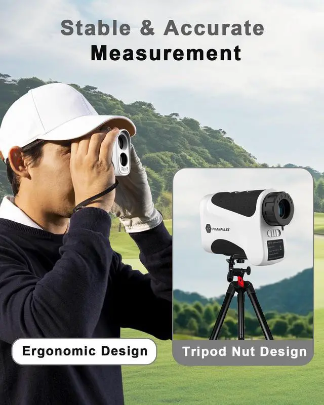 Alt view image 7 of 7 - Golf Rangefinder for Golf Range Finder Distance Finder with Slope Mode, Flag Pole Locking VibrationFast Focus System