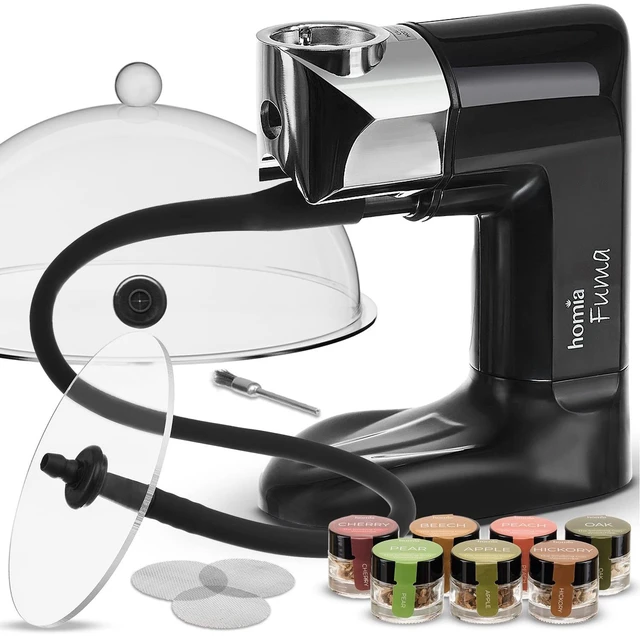 Main image of Cocktail Smoker Kit - Whiskey Smoker Kit - Smoke Infuser - Extended Kit, 14 PCS, Smoker Machine with Accessories and Wood Chips - Indoor Smoker - Gift for Men