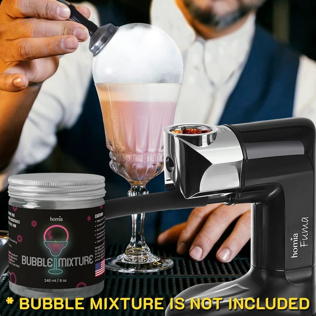 Alt view image 5 of 7 - Cocktail Smoker Kit - Whiskey Smoker Kit - Smoke Infuser - Extended Kit, 14 PCS, Smoker Machine with Accessories and Wood Chips - Indoor Smoker - Gift for Men