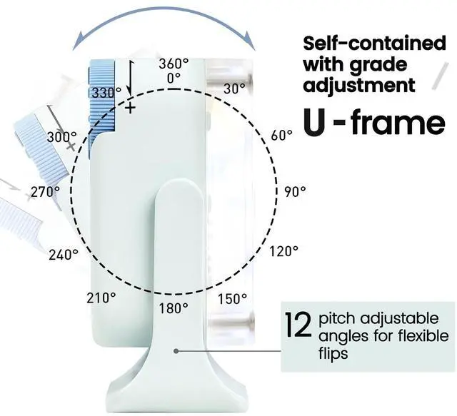 Alt view image 7 of 7 - Pico Portable LED Fill Light Full Color RGB, Snap-On Attachment for Phone/Camera Photography, Live Streaming, Video Content Creation (Midnight Blue)