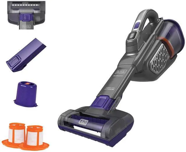 Main image of dust buster Handheld Vacuum Cordless, Pet Hair Vacuum, Portable for Home and Car with Pet Brush, Rechargeable, Powerful Suction, Washable Bowl Filter,furbuster AdvancedClean (HHVK515JP07)