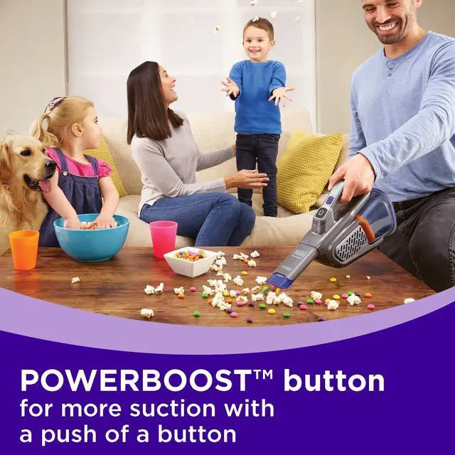 Alt view image 5 of 6 - dust buster Handheld Vacuum Cordless, Pet Hair Vacuum, Portable for Home and Car with Pet Brush, Rechargeable, Powerful Suction, Washable Bowl Filter,furbuster AdvancedClean (HHVK515JP07)