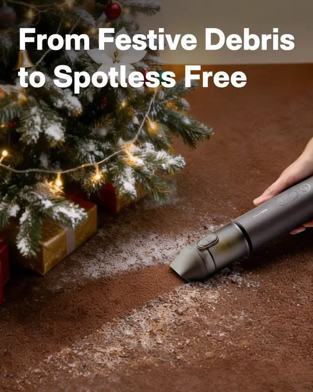 Alt view image 2 of 7 - Handheld Car Vacuum Cleaner Cordless, 4-in-1 Portable Mini Vacuum with 20000Pa Strong Suction, Electric Compressed Air Duster Blower for Car, Desk, Computer, Keyboard, Home, Office Cleaning