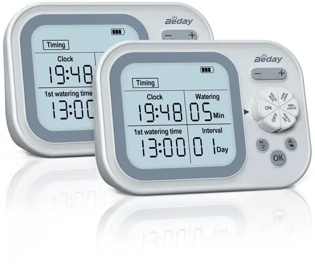 Main image of Automatic Plant Waterer Self Watering System Indoor for 15 Potted Plants Pack of 2, Auto Drip Irrigation Kit Programmable Water Timer w Smart Humidity Detection