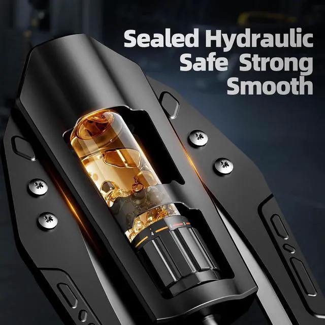 Alt view image 2 of 7 - Twister Arm Exerciser - Adjustable 22-440lbs Hydraulic Power Twister, Home Chest Expander, Shoulder Muscle Training Fitness Equipment, Arm Enhanced Exercise Strengthener (FullBlack)