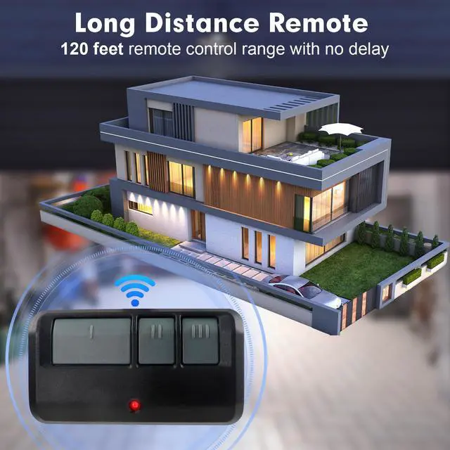 Alt view image 6 of 7 - 893MAX for liftmaster Craftsman Chamberlain Garage Door Opener Remote, Universal Garage Door Opener Remote Replaces 893LM G953EV-P2 371LM 373LM 890MAX 971LM 973LM(10 Pack)