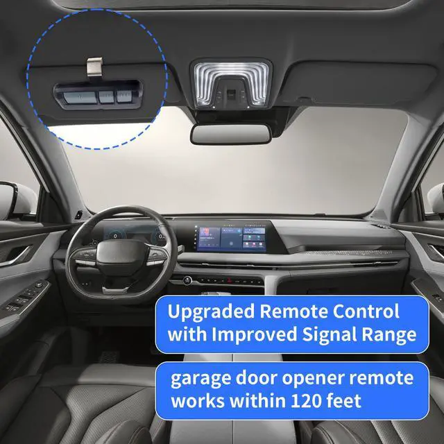 Alt view image 7 of 7 - 893MAX for liftmaster Craftsman Chamberlain Garage Door Opener Remote, Universal Garage Door Opener Remote Replaces 893LM G953EV-P2 371LM 373LM 890MAX 971LM 973LM(10 Pack)