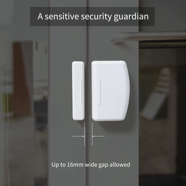 Alt view image 5 of 6 - Zigbee Contact Sensor 2 Pack,Door and Window Monitor, Home Automation,Works with Home Assistant,SmartThings,Aeotec,Homey,Hubitat or Echo Devices with Build-in Zigbee Hub,hub Required