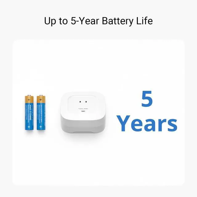 Alt view image 6 of 7 - Water Leak Starter Kit: Hub + 4 Leak Sensor 4 (105 dB Siren), LoRa Long-Range, App/SMS/Email Alerts, D2D Offline, 2 AAA Up to 5-Year Battery, Compatible with Alexa/IFTTT/Home Assistant