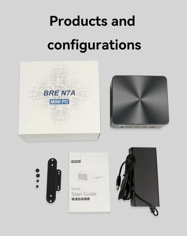 Alt view image 6 of 7 - BRENUC BREN7A Mini PC, i5-12450H 8C/12T Up to 4.4GHz,16GB RAM 512GB SSD,Triple 4K Display,2.5G Ethernet WiFi 6 BT 5.2, for Remote Work/Business/Office/Home Server,Light NAS...