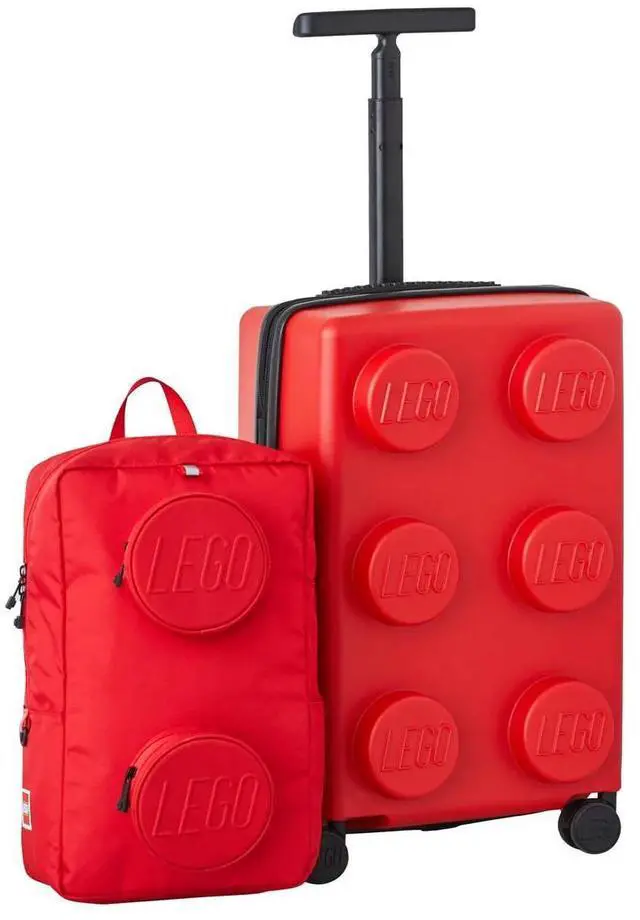 Alt view image 4 of 4 - LEGO Travel Luggage Suitcase 35L Carry-On + Backpack Set