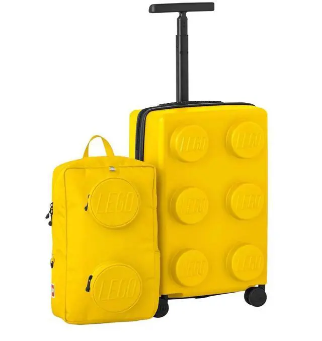 Main image of LEGO Travel Luggage Suitcase 35L Carry-On + Backpack Set YELLOW