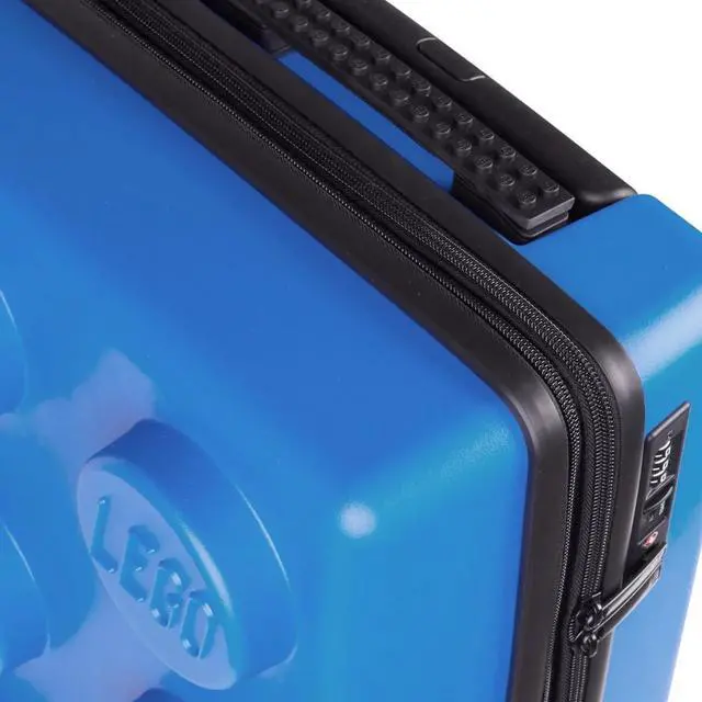 Alt view image 4 of 7 - LEGO Travel Luggage Suitcase 35L Carry-On + Backpack Set BLUE