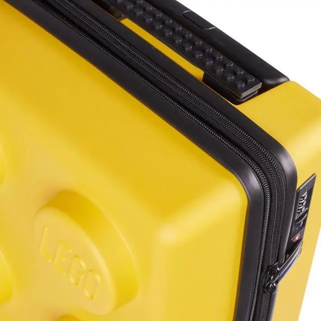 Alt view image 3 of 6 - LEGO Travel Luggage Suitcase 35L Carry-On + Backpack Set YELLOW
