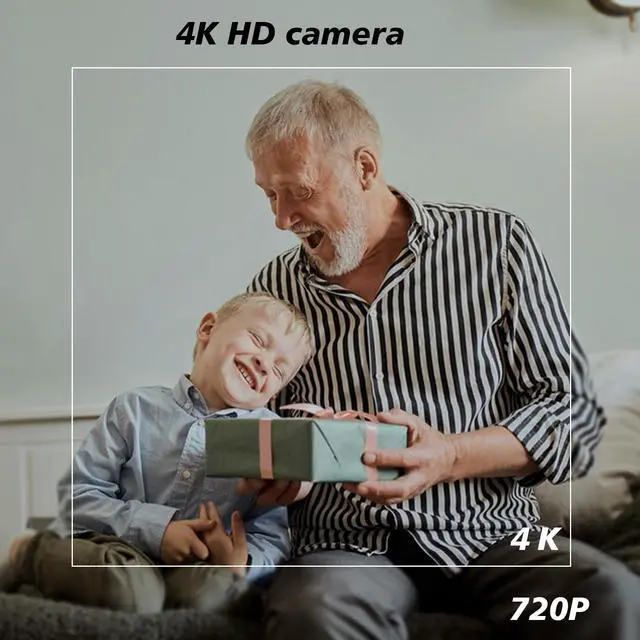 Alt view image 3 of 7 - Hidden Clock Camera - Full HD 4k Wireless Camera - WiFi Nanny Cam for Home Indoor Security - WiFi & Bluetooth Connection Full Color Night Vision Motion Detection with App Live Feed