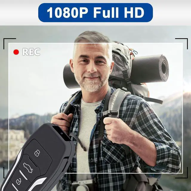 Alt view image 2 of 4 - 128GB Mini Body Camera,1080P Portable Video Recorder Body Cam, Loop Recording Body Worn Camera for Outdoor Home Office Security