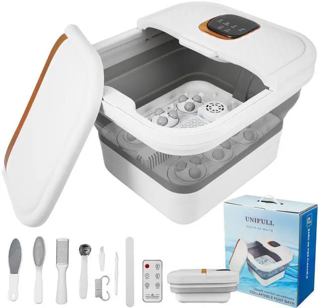 Main image of Collapsible Foot Spa Bath with Heat, Motorized Massager, Touch Screen, Foot Pedicure Kit, Temperature Control, Pedicure Foot Spa, Foot Bath