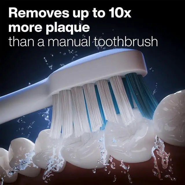 Alt view image 3 of 5 - Duo - Dual Handle Ultra Whitening 40,000 VPM Wireless Charging Electric ToothBrushes - 3 Modes with Smart Timers - 10 Dupont Brush Heads & 2 Travel Cases Included