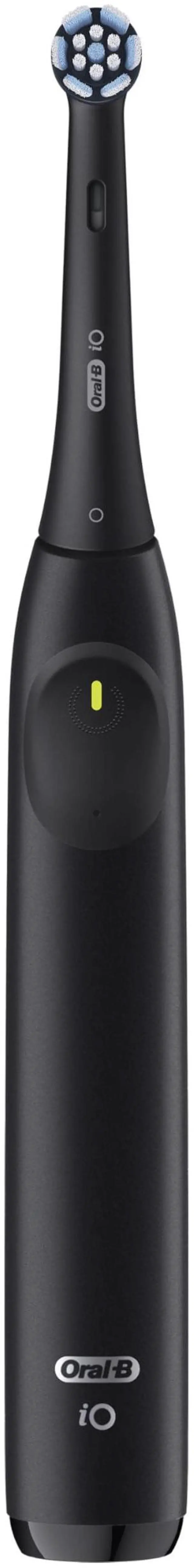 Alt view image 3 of 7 - iO Series 2 Rechargeable Electric Powered Toothbrush Starter Kit, Night Black with 2 Brush Heads - Automatic Pressure Sensor to Protect Gums - 3 Modes - 2 Min Timer