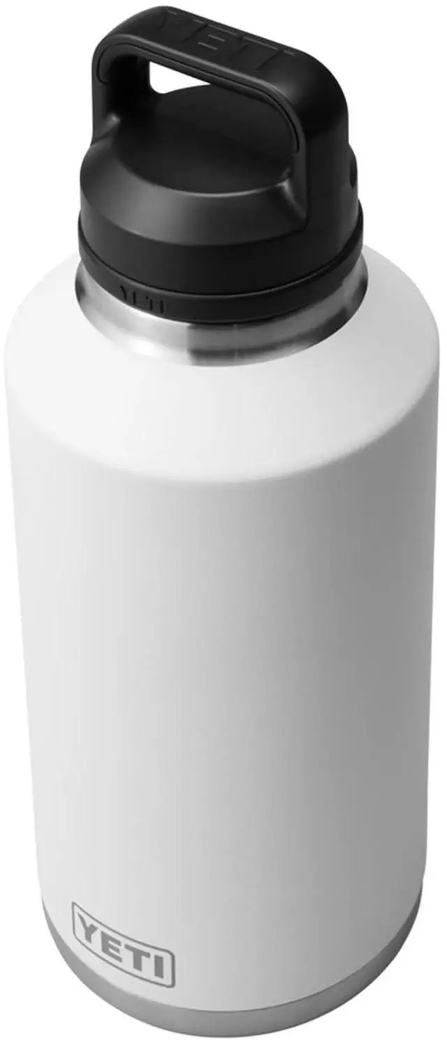 Alt view image 3 of 7 - Rambler 64 oz Bottle, Vacuum Insulated, Leakproof, Stainless Steel with Chug Cap, White
