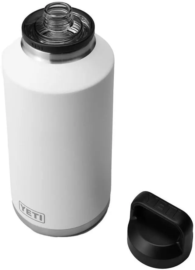Main image of Rambler 64 oz Bottle, Vacuum Insulated, Leakproof, Stainless Steel with Chug Cap, White