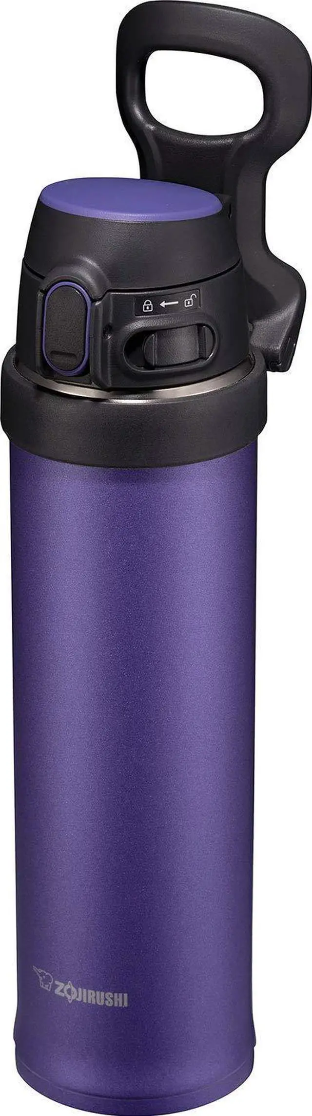 Main image of SM-QHE48VK, Flip-and-Go Stainless Mug, 16-Ounce, Purple Dusk