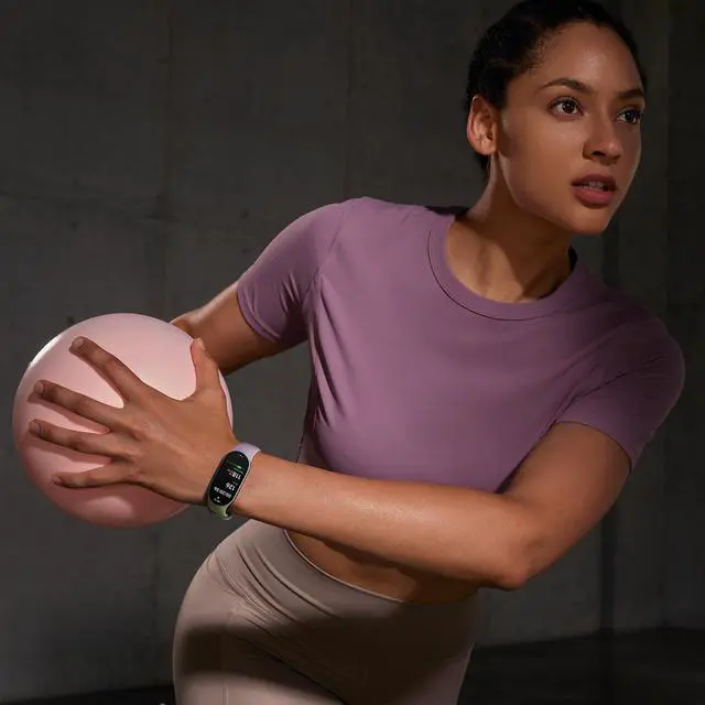 Alt view image 5 of 5 - Mi Smart Band 10 (2025) Global Version - 1.72" AMOLED Display | 21 Days Battery Life | Touchscreen, Multi-Sport Tracker, Activity Tracker, Heart Rate Monitor | BT5.4 - (Mystic Rose)