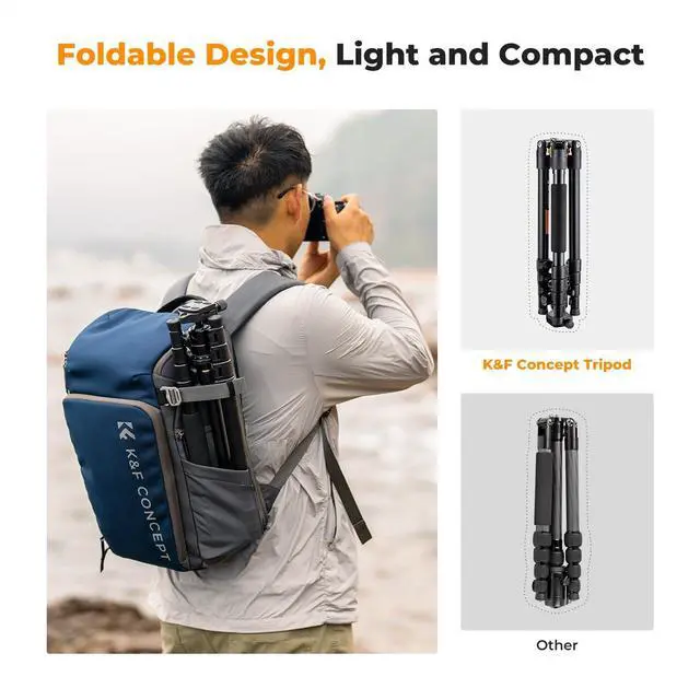 Alt view image 7 of 7 - Camera Tripod72" Aluminum Tripod for Camera, Lightweight and Foldable Travel Tripod with Remote & Extra Quick Release Plate, Professional Camera Tripod Monopod for DSLR Camera and Phone.