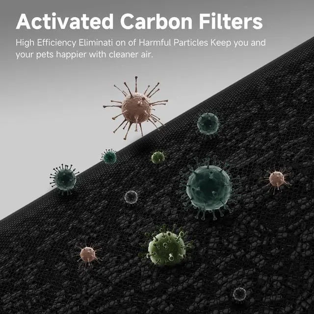 Alt view image 5 of 6 - Max/Mage/Mage Pro Replacement Filter Compatible With Afloia Max/Mage/Mage Pro Air Purifi-ers,Sans/Air-Honati/Compass Home Smart/Taylor Swoden/Cuckoo CAC-J1510FW/Rosewill RHAP-20001, RHAP-20002,2 packs