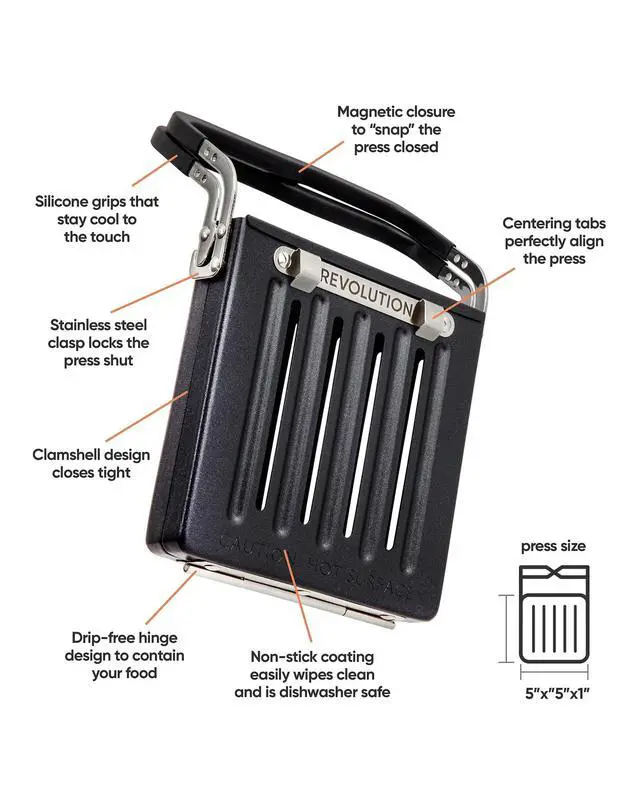 Alt view image 3 of 6 - Toastie Press (Works With All Toasters) Conveniently Toast Delicious Grilled Cheeses, Quesadillas, and Paninis in Your Toaster