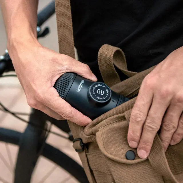 Alt view image 4 of 7 - Nanopresso Portable Espresso Maker,Upgraded Version of Minipresso, 18 Bar Pressure Ground Coffee, Small Travel Coffee Maker, Manually Operated, Perfect for Trips and Camping Outdoor