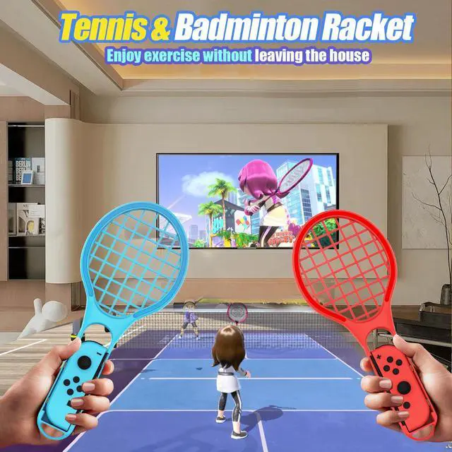 Alt view image 4 of 7 - 24 in 1 Switch Sports Accessories Bundle with Storage Bag Compatible with Nintendo Switch/OLED Joy-con, More Than 12+ Switch Sports Games Experience, Double Player, Family Gatherings