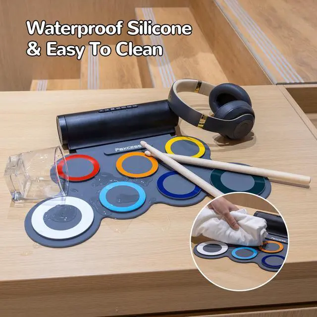 Alt view image 5 of 7 - 1 Electronic Drum Set (G3066LC)