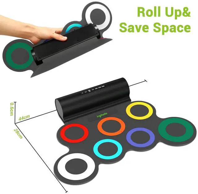 Alt view image 7 of 7 - 1 Electronic Drum Set (G3066LC)