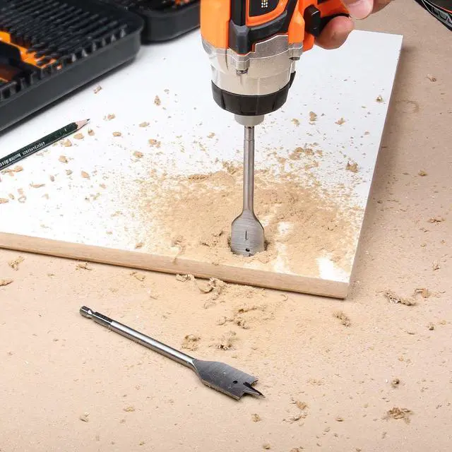 Alt view image 6 of 7 - Drill Bit Set, 246-Pieces Drill Bits and Driver Set for Wood Metal Cement Drilling and Screw Driving, Full Combo Kit Assorted in Plastic Carrying Case, ET-DBA-246