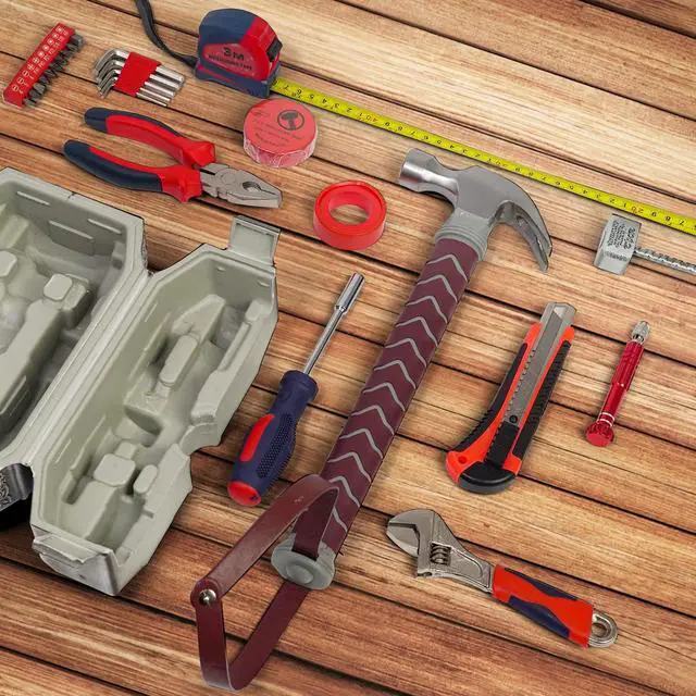 Alt view image 2 of 7 - 28 Piece Hammer Tool Box, Multifunctional Thor Hammer Tool kit, Home Tool Set, Hand Tools, Novelty Unique Holiday Gift for Men,Thor's Fans