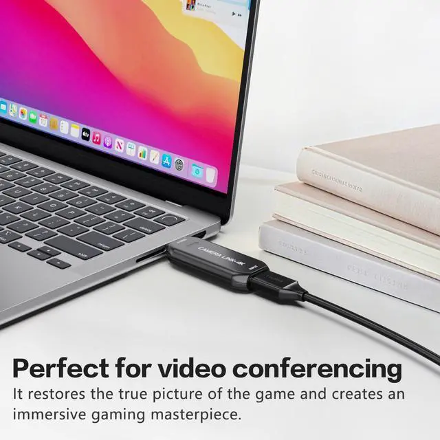 Alt view image 7 of 7 - Cam Link 4K External Capture Card for DSLR Camcorder ActionCam as Webcam, HDMI to USB 3.0, Meet/Stream/Record in 4K60/1080p120, Easy Connect for OBS/Zoom, Windows/Mac