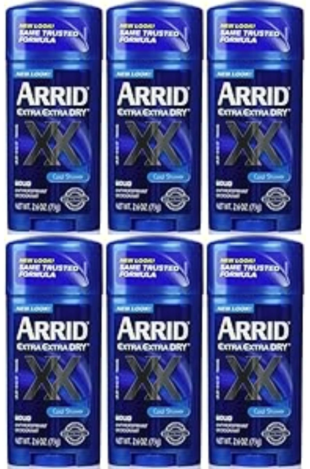 Alt view image 3 of 4 - Arrid Cool Shower XX Dry Solid Antiperspirant Deodorant 2.6 oz