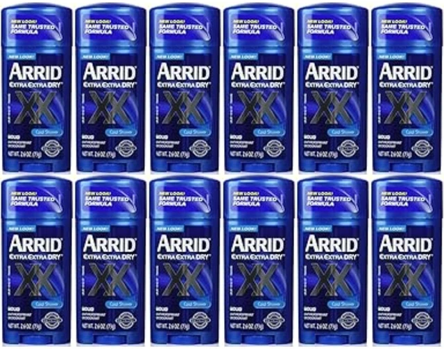 Alt view image 4 of 4 - Arrid Cool Shower XX Dry Solid Antiperspirant Deodorant 2.6 oz