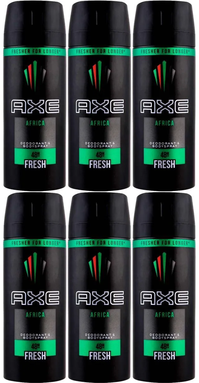 Alt view image 3 of 4 - Axe Africa Deodorant Spray 150 ml (6-Pack)