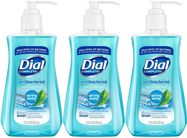 Alt view image 2 of 4 - Dial Antibacterial Liquid Hand Soap Spring Water 7.5 oz