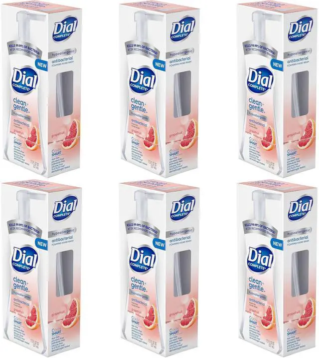 Alt view image 4 of 4 - Dial Complete Clean + Gentle Antibacterial Foaming Hand Wash, Grapefruit, 7.5 fl oz (12-Pack)