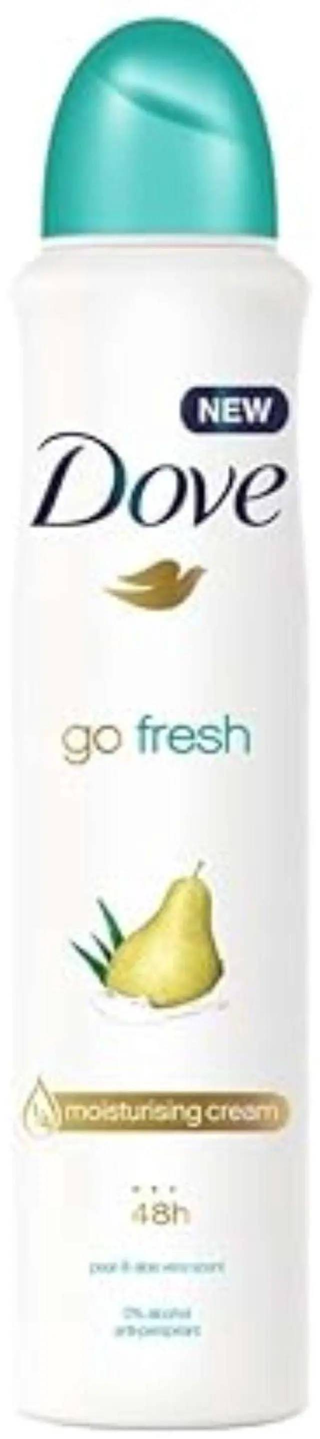 Main image of Dove Go Fresh Antiperspirant Deodorant Spray, Pear & Aloe, 150 ml (1-Pack)
