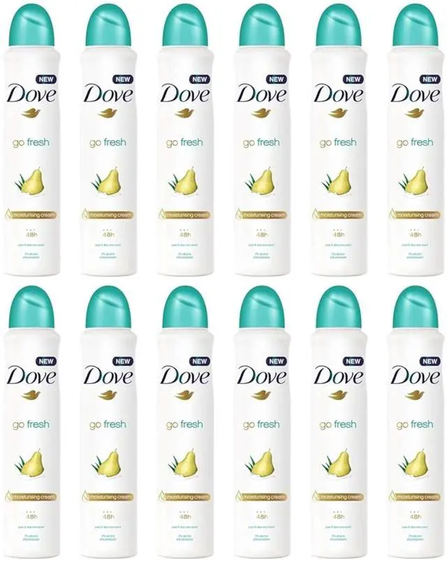 Alt view image 4 of 4 - Dove Go Fresh Antiperspirant Deodorant Spray, Pear & Aloe, 150 ml (1-Pack)