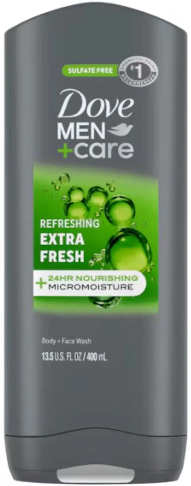 Alt view image 2 of 3 - Dove Men Body & Face Wash Extra Fresh 400 ml (6-Pack)