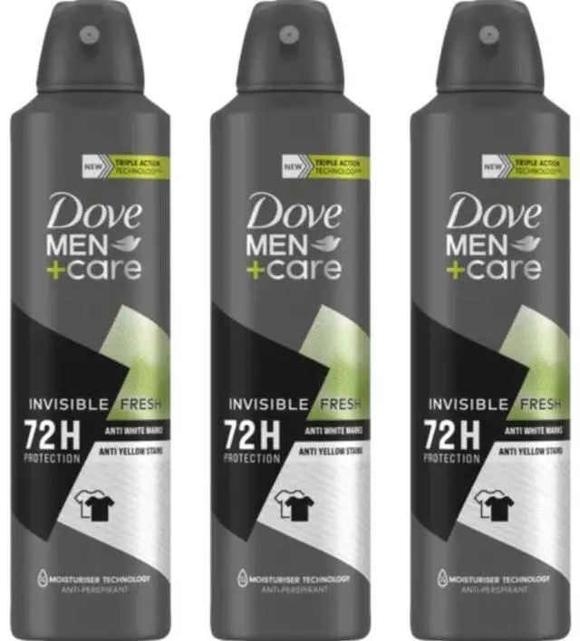 Alt view image 2 of 4 - Dove Men Deodorant Spray Invisible Fresh 150 ml (1-Pack)
