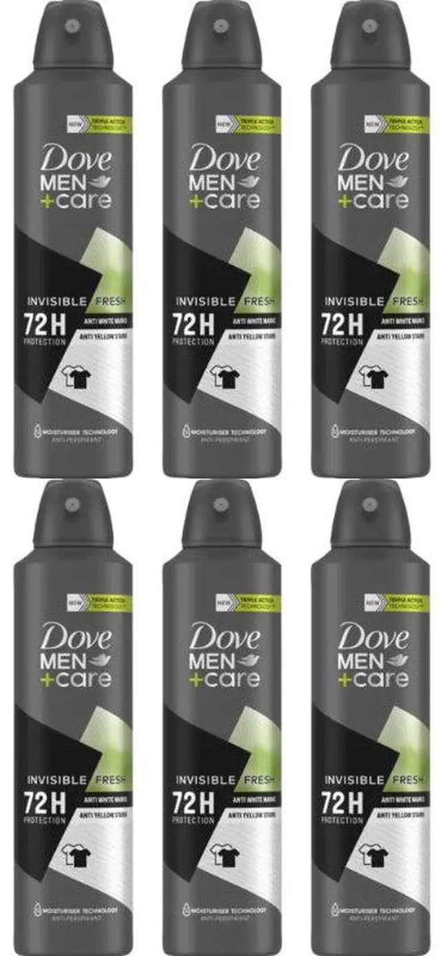 Alt view image 3 of 4 - Dove Men Deodorant Spray Invisible Fresh 150 ml (1-Pack)